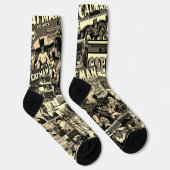 Es ist CAT-MAN Comics! Socken (Rechts)