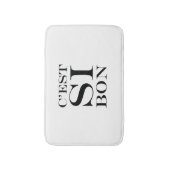 Es ist - C'est Si Bon-Franzosen so gut Badematte (Vorderseite Vertikal)