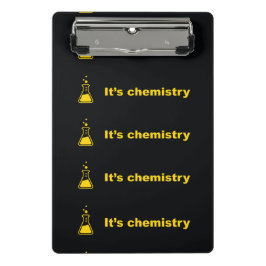 Es ist Chemie Mini-Zwischenablage Mini Klemmbrett