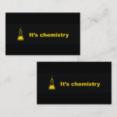 Es ist Chemie-Visitenkarten Visitenkarte (Vorne/Hinten)
