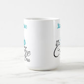 Es ist Coffee Time Aqua Design Kaffeetasse (Mittel)