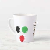 Es ist Coffee Time Latte Tasse (Linke Ecke)