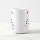 Es ist Coffee Time Red Design Kaffeetasse (Mittel)