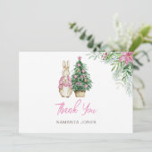 Es ist Cold Outside Baby Danke Karte (Stehend Vorderseite)