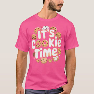 Es ist Cookie Time Scout Girl Funny Cookie Dealer T-Shirt