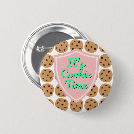 Es ist Cookie-Zeit Truppe Beverly Hills Button (Vorne & Hinten)