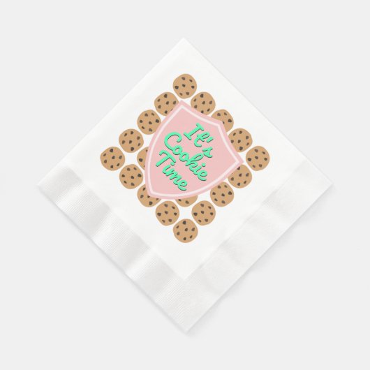 Es ist Cookie-Zeit Truppen Beverly Hills Serviette (Ecke)