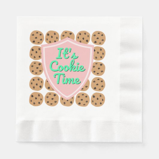 Es ist Cookie-Zeit Truppen Beverly Hills Serviette (Vorderseite)