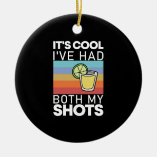 Es ist cool, ich habe beide Spritzen lustige Tequi Keramik Ornament