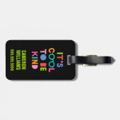 Es ist Cool, nett zu sein Gepäckanhänger (Rückseite horizontal)