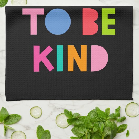 Es ist Cool, nett zu sein Geschirrtuch (Gefaltet)