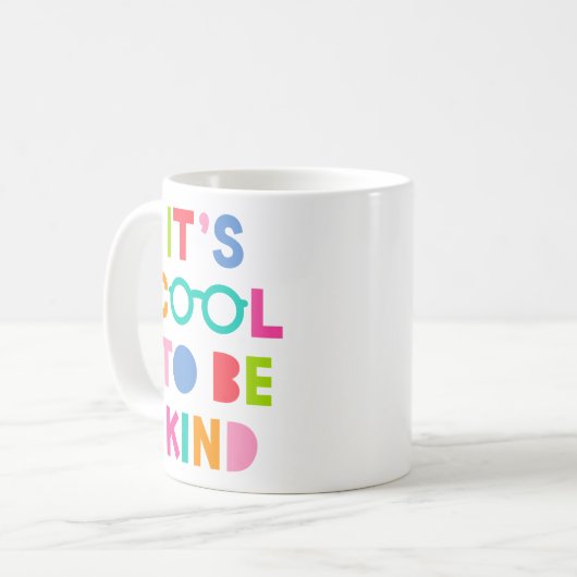 Es ist Cool, nett zu sein Kaffeetasse (Vorderseite Links)