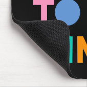 Es ist Cool, nett zu sein Mousepad (Ecke)