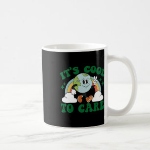 Es ist Cool, sich um den Earth Day Groovy 70er Ret Kaffeetasse
