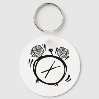 Es ist Crochet O'Clock Basic Button Schlüsselanhän Schlüsselanhänger