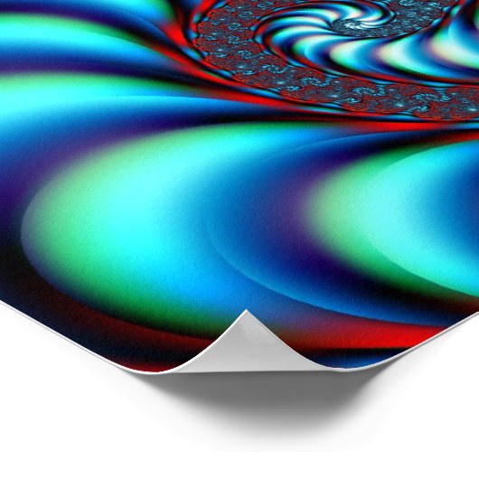 " Es ist da draußen " Poster (Ecke)