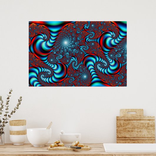 " Es ist da draußen " Poster (Küche)