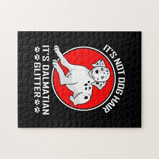 Es ist Dalmatiner Glitzer Puzzle (Horizontal)