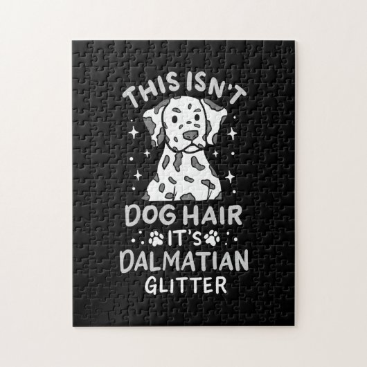 Es ist Dalmatiner Hund Glitzer Puzzle (Vertikal)