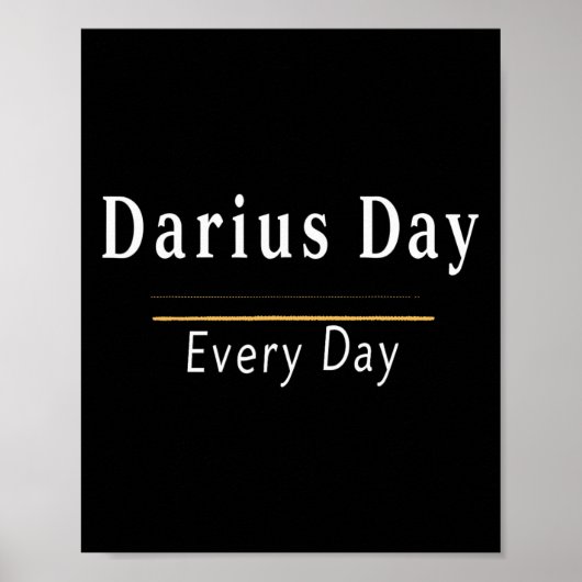 Es ist Darius Day Funny Meme - Feierliche Liebe1 Poster (Vorne)