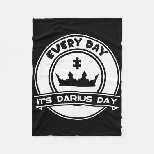 Es ist Darius Day Funny Meme – Liebe feiern  Fleecedecke (Vorderseite)