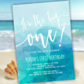Es ist das Big One Wave 1st Birthday Invitation Su Einladung