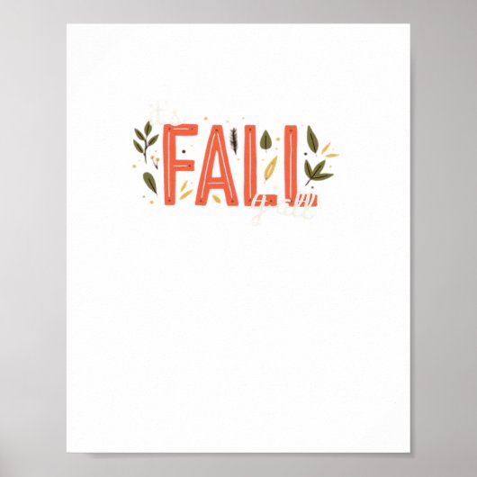 Es ist das einzigartige Design von Fall Y Poster (Vorne)