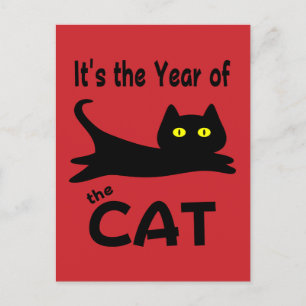 Es ist das Jahr der CAT Postkarte