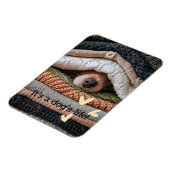 Es ist das Life Flexible Foto Magnet eines Hundes (Linke Seite)
