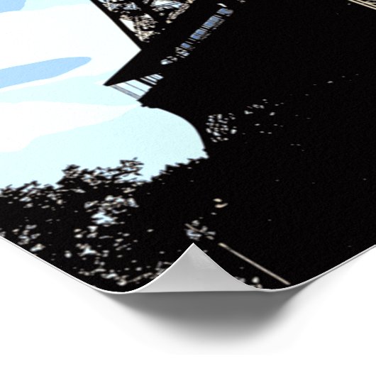 Es ist das Turmposter Poster (Ecke)