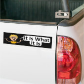 Es ist das, was es ist autoaufkleber (Auf Lkw)