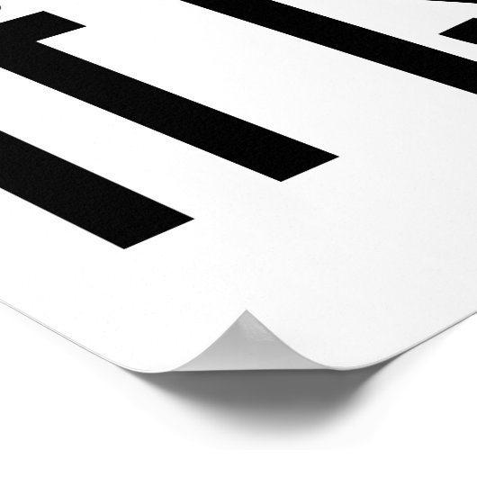 Es ist das, was es ist poster (Ecke)