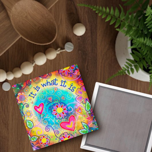 Es ist das, was es zitiert Spaß Inspirivity farbig Magnet