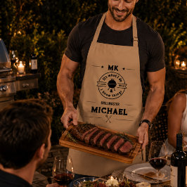 Es ist das, was ich tue, ich räuchere Fleisch & ic Schürze