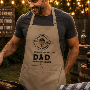 Es ist das, was ich tue, ich räuchere Fleisch Lust Schürze