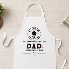 Es ist das, was ich tue, ich räuchere Fleisch Lust Schürze