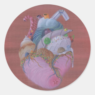 Es ist das, was innen drin ist, was zählt runder aufkleber