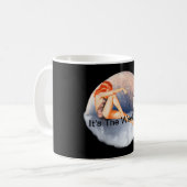 Es ist das Week End 1950 Button Up Girl Kaffeetasse (Vorderseite Links)