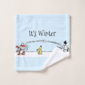 Es ist das Winter Bath Handtuch Set (Waschlappen)