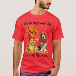 Es ist das wunderbarste Herbst-Zeitbasenhund P T-Shirt