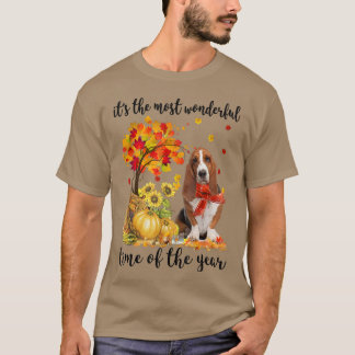 Es ist das wunderbarste Herbst-Zeitbasenhund P T-Shirt