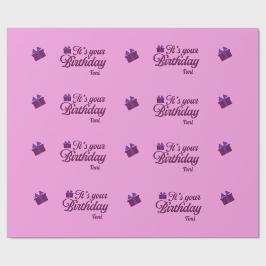Es-ist-dein-Geburtstag-Geschenkpapier Geschenkpapier (Flach)