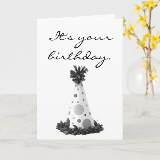 Es ist dein Geburtstag. Karte (Gelbe Blume)