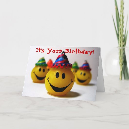 Es ist dein Geburtstag! Karte (Vorderseite)