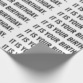 ES IST DEIN GEBURTSTAGES WAPPE GESCHENKPAPIER (Ecke)