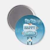 Es ist dein glückliches Geburtstagsmagnet Magnet (Vorderseite/Rückseite)
