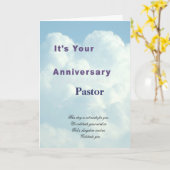 Es ist dein Jubiläumspastor Karte (Gelbe Blume)