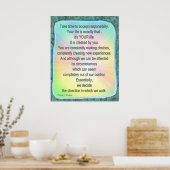 Es ist dein Leben Poster (Küche)