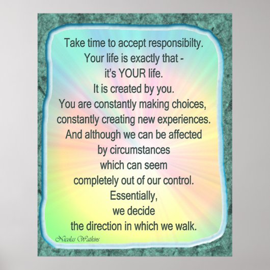 Es ist dein Leben Poster (Vorne)