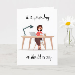 ES IST DEIN LETZTER TAG! GLÜCK **ERSTATTUNG** KART KARTE